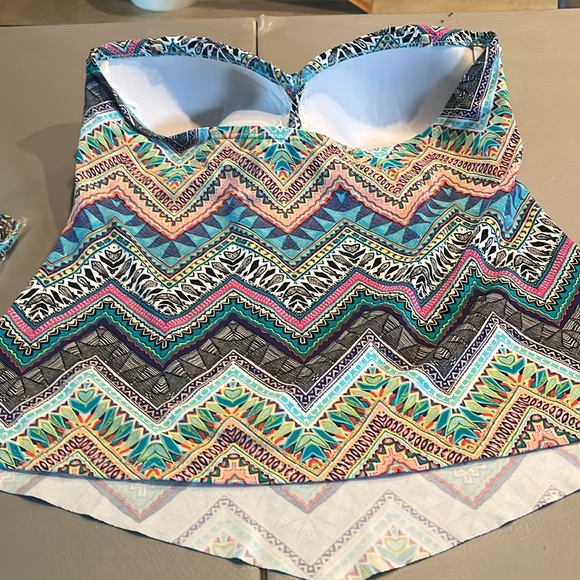 Liz Claiborne Tankini Top New - Picture 4 of 9